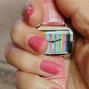 Time Warner Striped Women's Watch